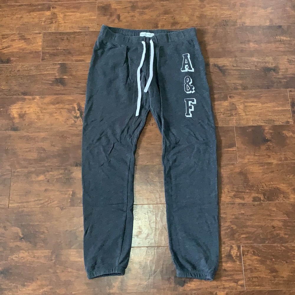 Gray Abercrombie Sweatpants